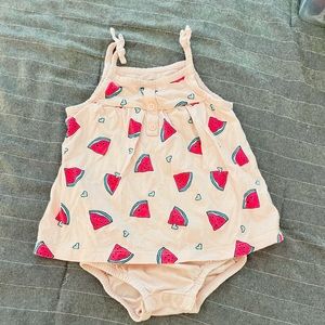Carter’s watermelon tank sunsuit